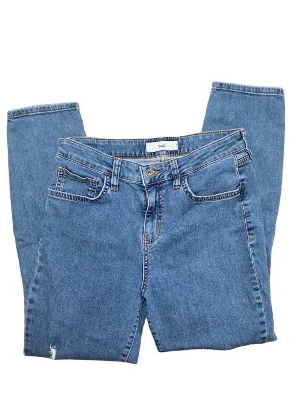 Vans Women’s Medium Blue Straight-Leg Jeans
